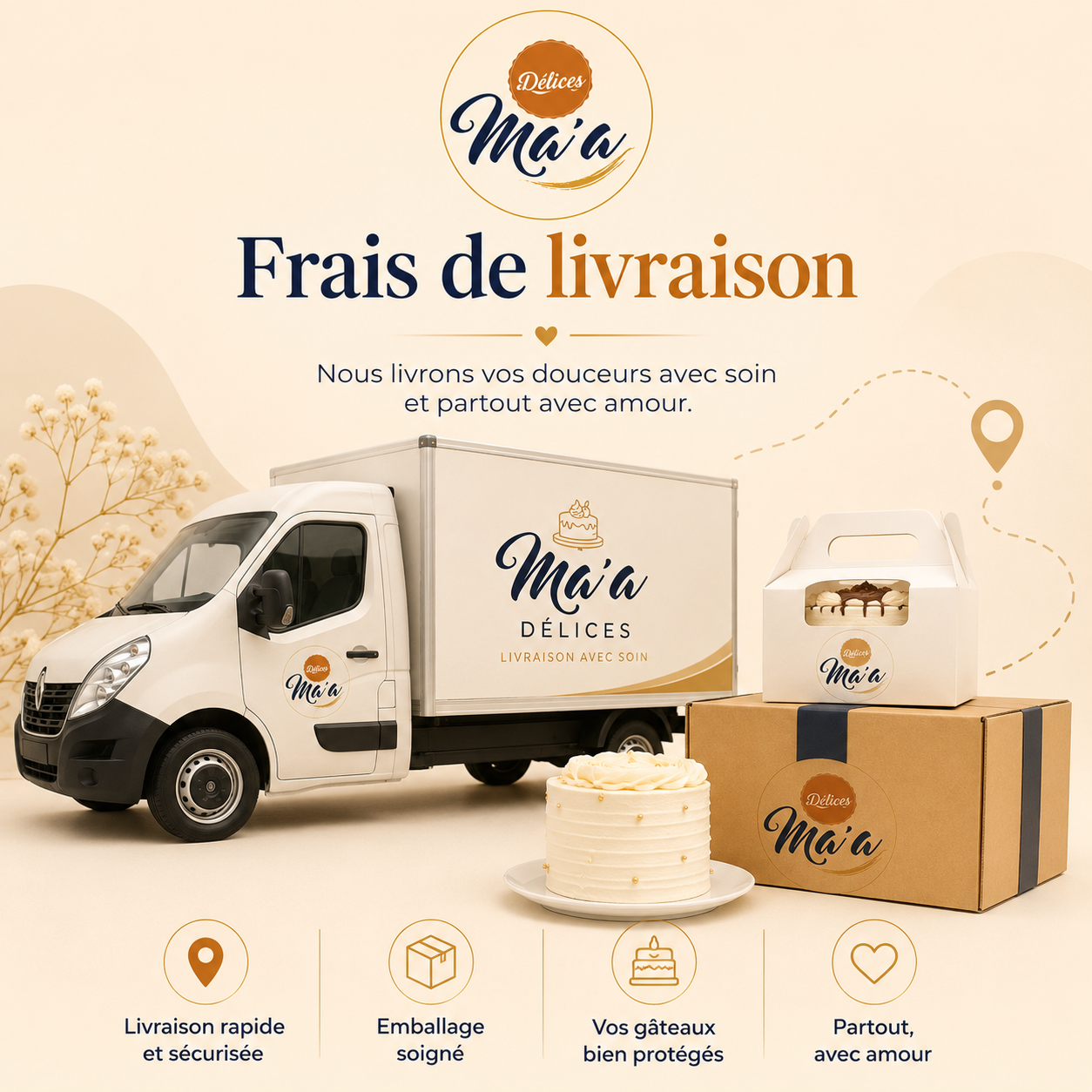Livraisons moins de 15km